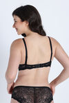 Zivame Dreamcatcher Padded Regular Wired 3/4th Coverage Lace Bra - Tap Shoe — thumbnail 4
